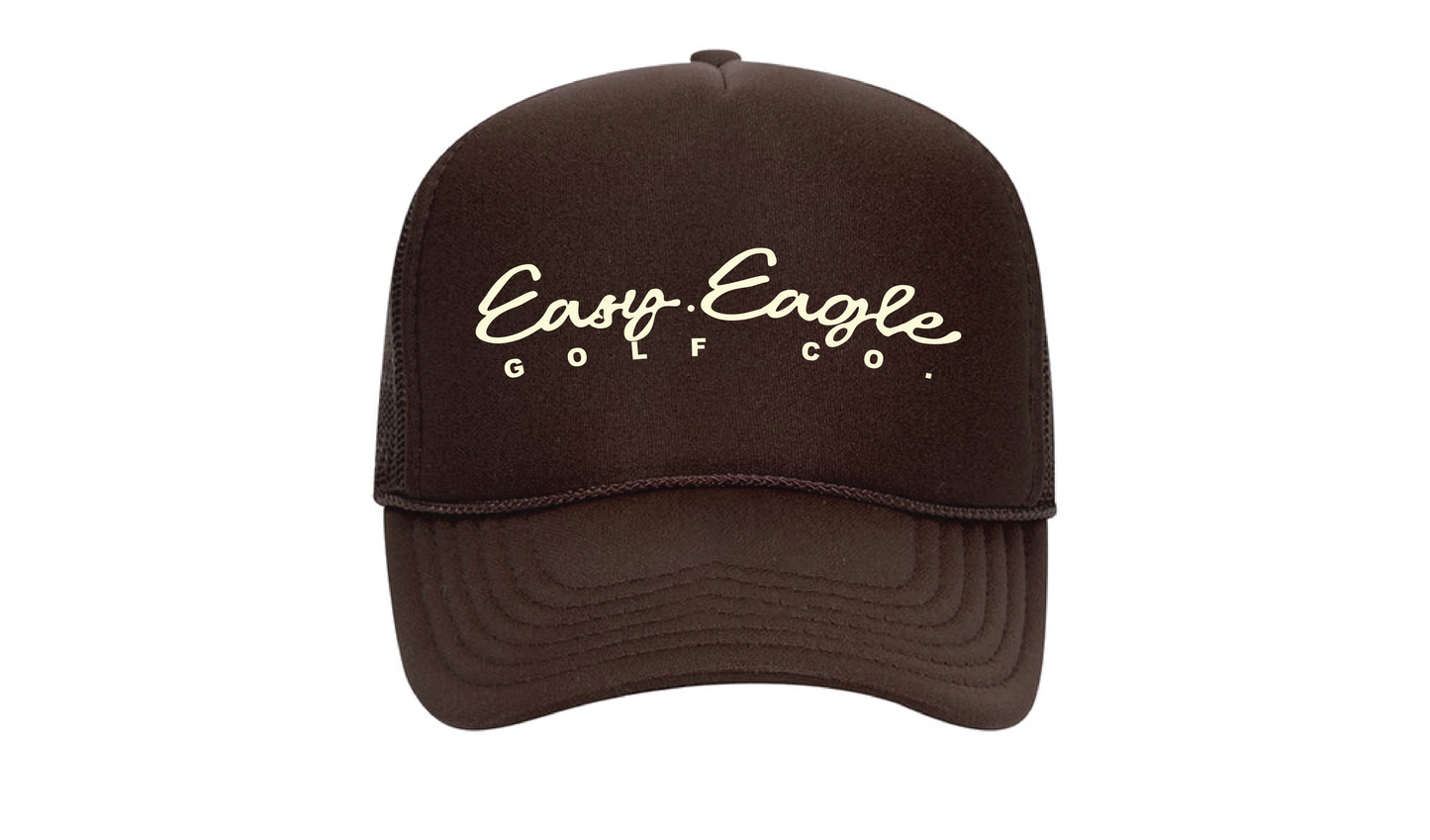 Eagle Trucker Hat - Brown